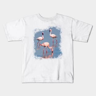 Flamingos in Kenya / Africa Kids T-Shirt